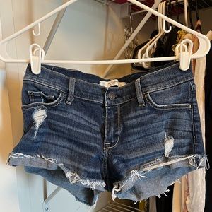 Abecrombie & Fitch/ jean shorts/ size 00, w24